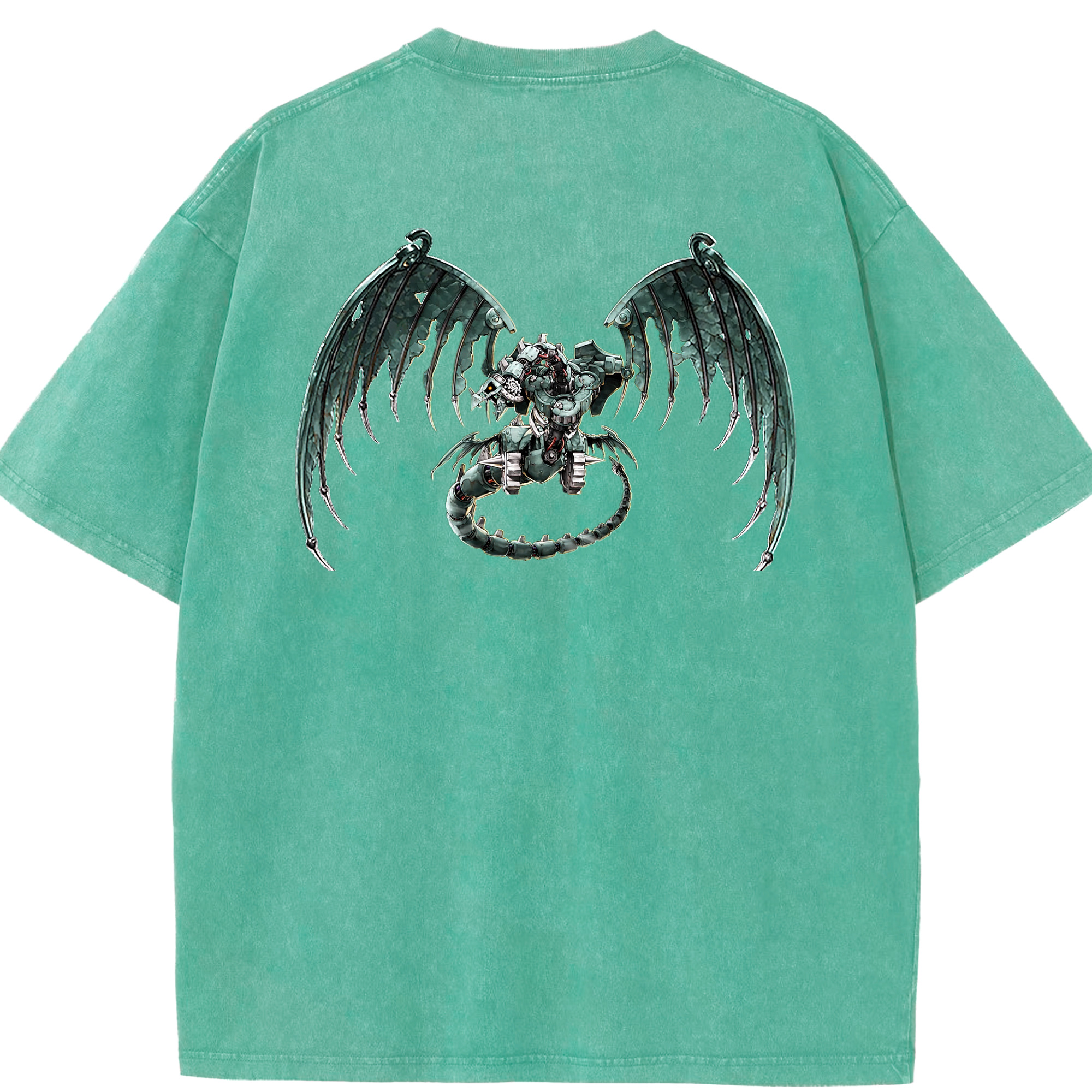 （画像用） 遊☆戯☆王 Yu-Gi-Oh! 綿100% ヴィンテージ風 半袖Tシャツ（背面プリント）